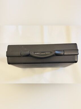 Samsonite Black Textured Hard Briefcase with Combination Lock